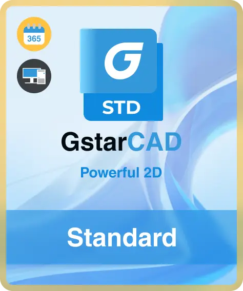 ​GstarCAD Standard (2D) (Monoplaza)