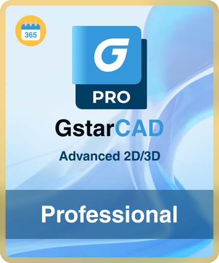 ​GstarCAD Professional (2D/3D)